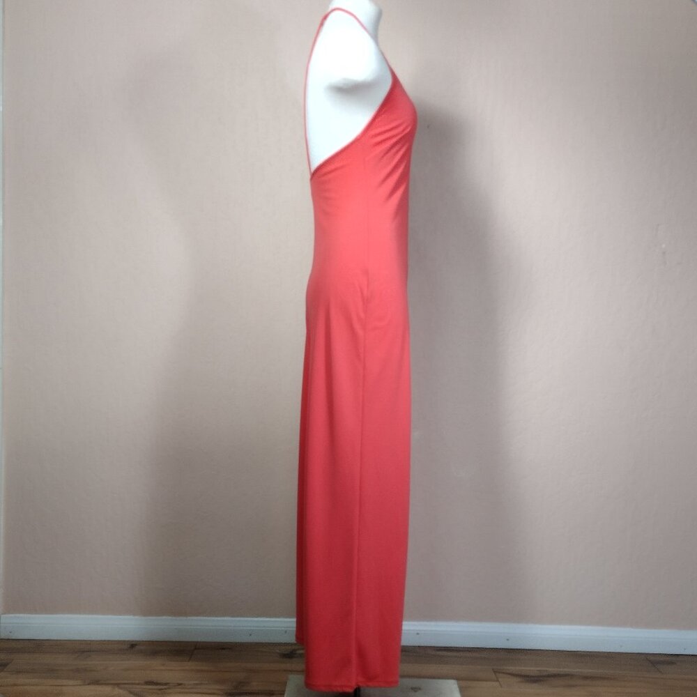 "VS" Vintage Very Sexy Orange Jumpsuit - Picture 2 of 14